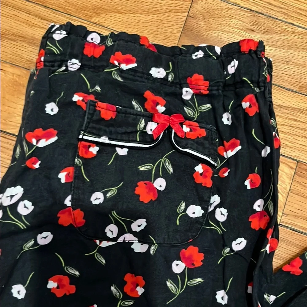 Victoria’s  Secret Floral Black Pajama Pants